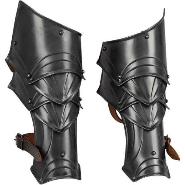 Blackened Dragomir Bracers