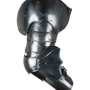 Blackened Ortwin Spaulders