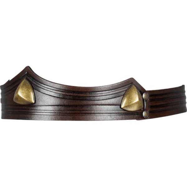 Isidor Studded Leather Crown