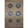 Set of 10 Silver Earth LARP Coins
