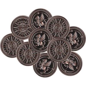 Set of 10 Copper Air LARP Coins