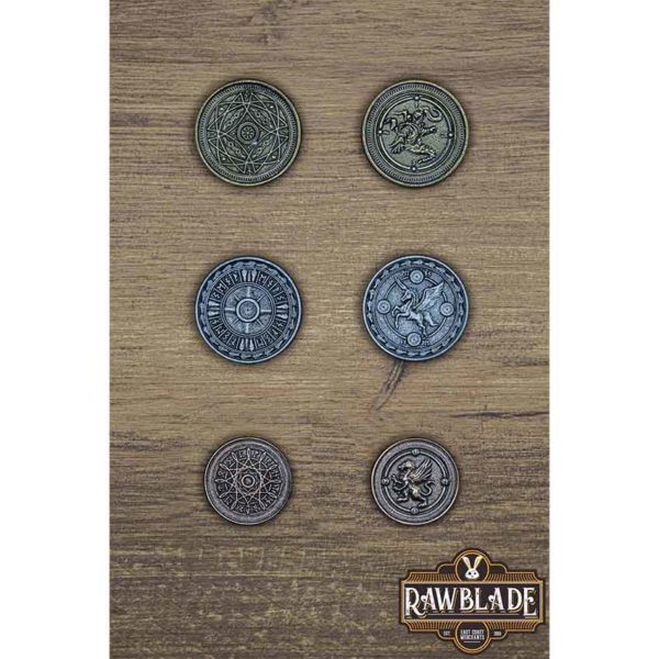 Set of 10 Copper Air LARP Coins
