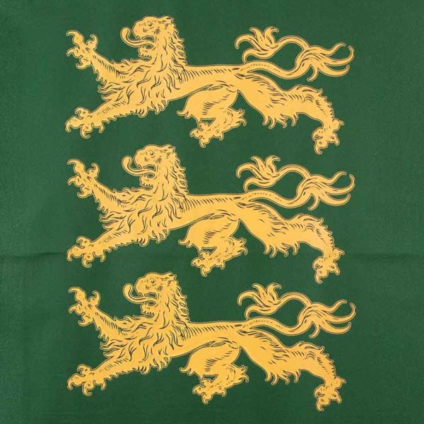 Richard The Lionheart Heraldic Banner - Gold