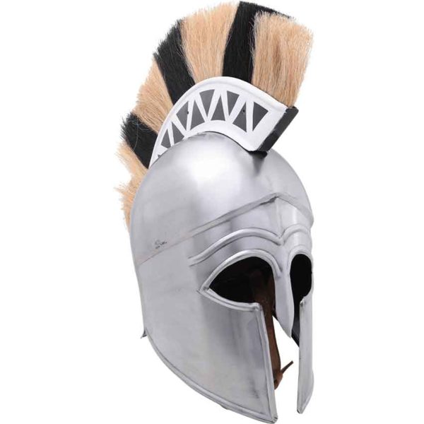 Greek Corinthian Helmet with Plume