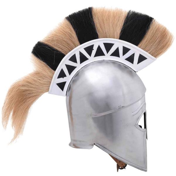 Greek Corinthian Helmet with Plume