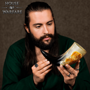 Direwolf Drinking Horn