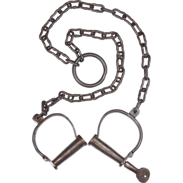 Medieval Legcuffs with Chain