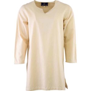 Mens Long Sleeve Viking Undertunic - Natural