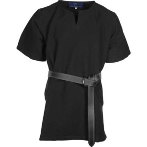 Mens Half Sleeve Viking Undertunic - Black