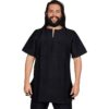 Mens Half Sleeve Viking Undertunic - Black