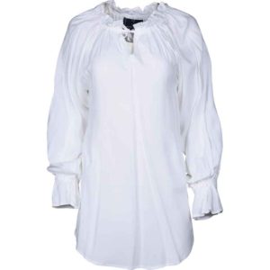 Ladies Pirate Blouse - White