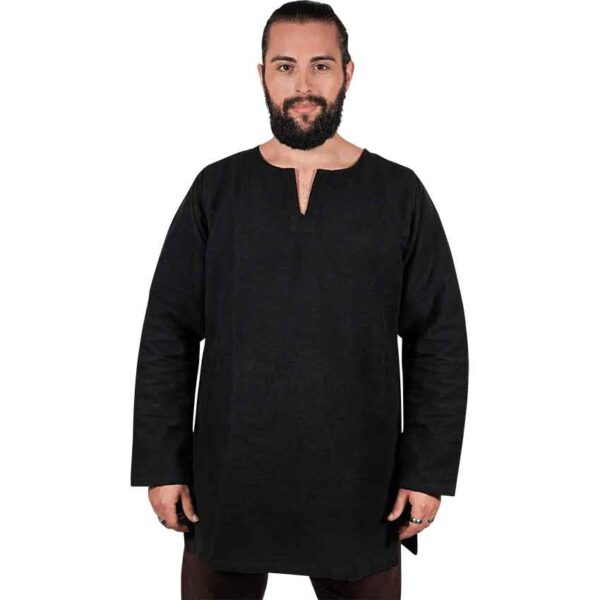 Long Sleeve Viking Tunic - Black