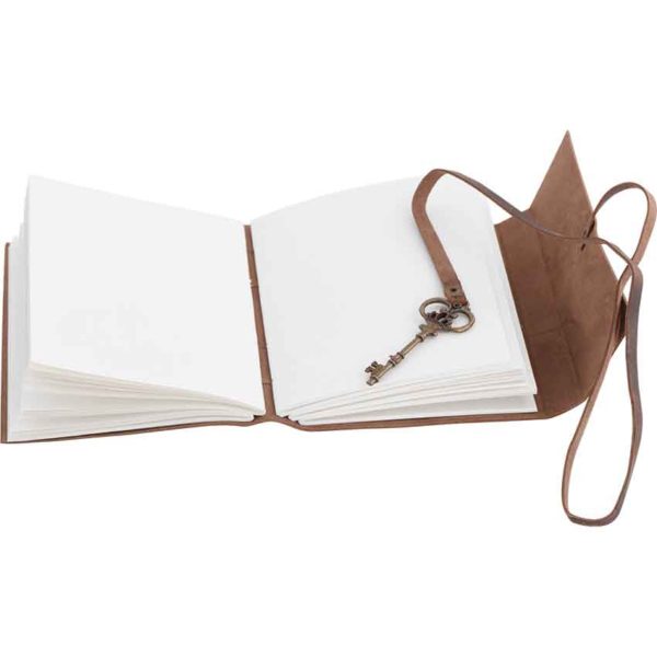 Secret Leather Journal with Key