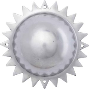 Polished Steel Sunburst Boss