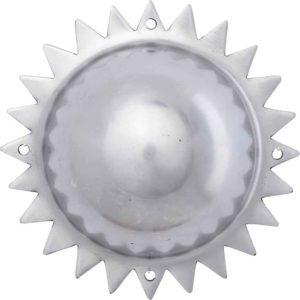 Polished Steel Sunburst Boss