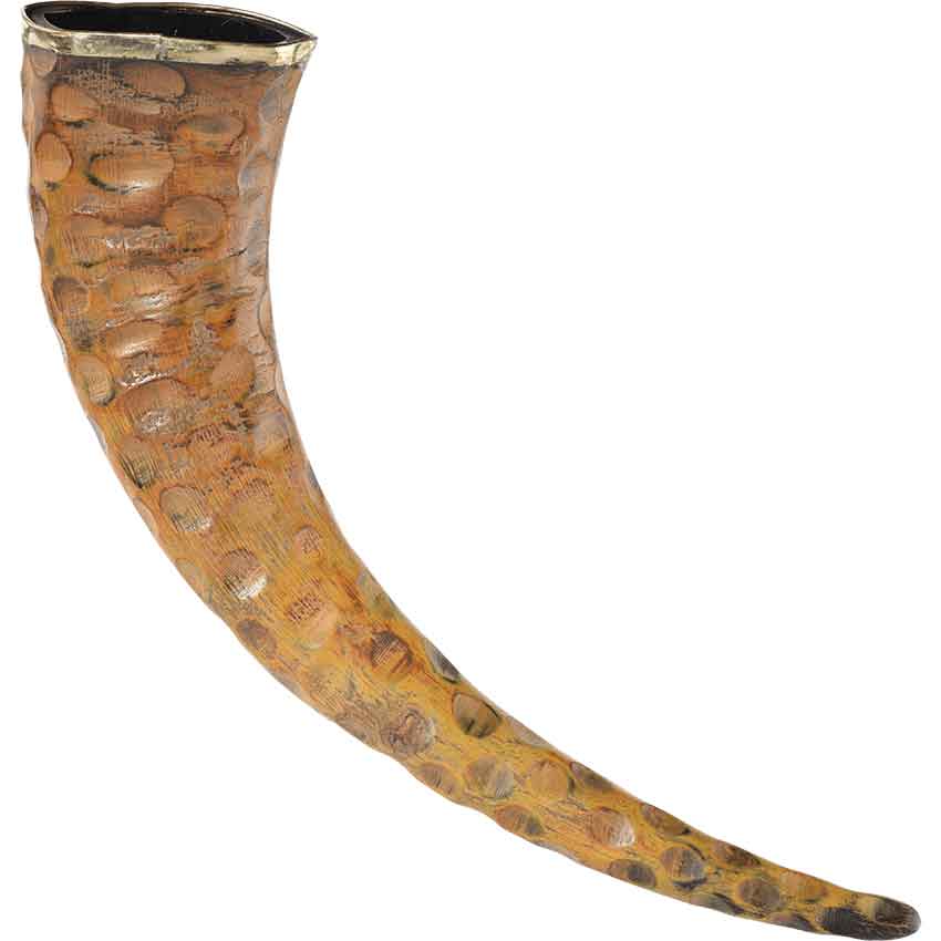 Rippled Drinking Horn