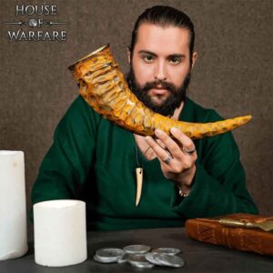 Rippled Drinking Horn