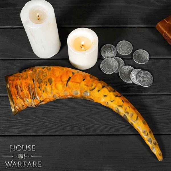 Rippled Drinking Horn