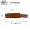 Buckled Leather Bracelet - Brown