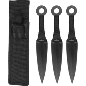 Black Leaf Kunai Set of Three