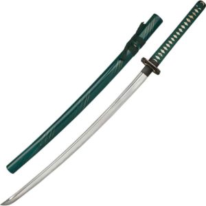 Green Battle Samurai Sword