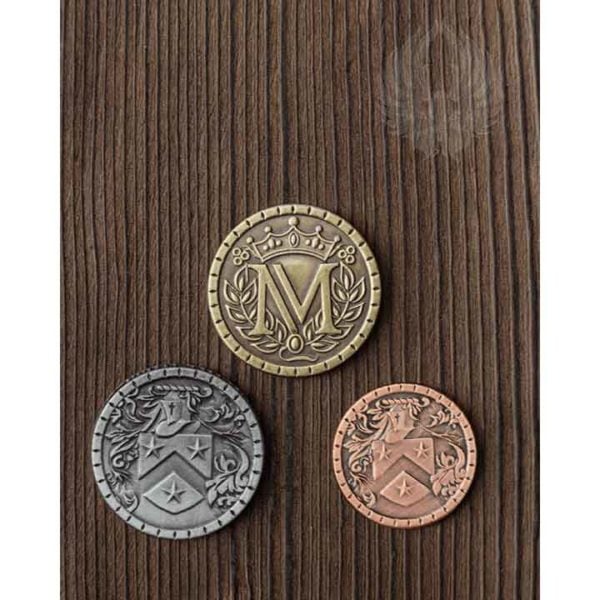 Set of 10 Copper Medieval LARP Coins