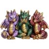 No Evil Dragon Trio Figurine