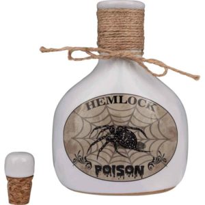 Hemlock Ceramic Poison Bottle