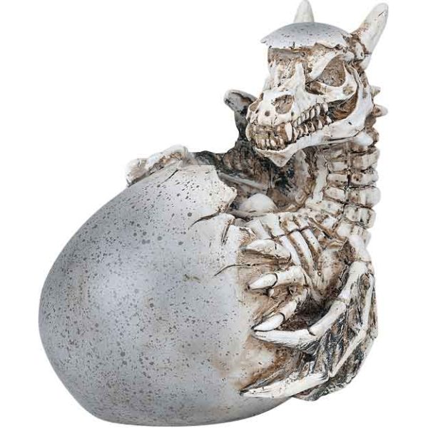 Hatching Skeleton Dragon Statue