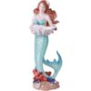 Mermaid Holding Shell Statue