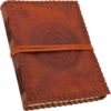 Embossed Mandala Leather Journal