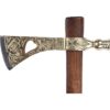 Engraved Brass Pipe Tomahawk