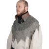 Aluminum Chainmail Aventail with Dagged Edges