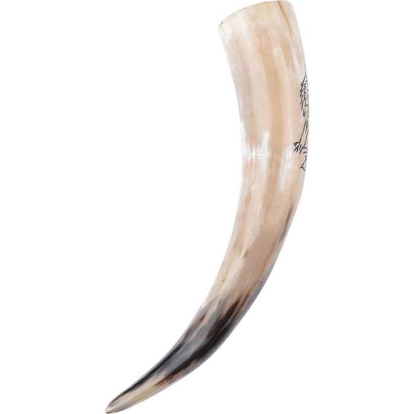 Howling Wolf Drinking Horn