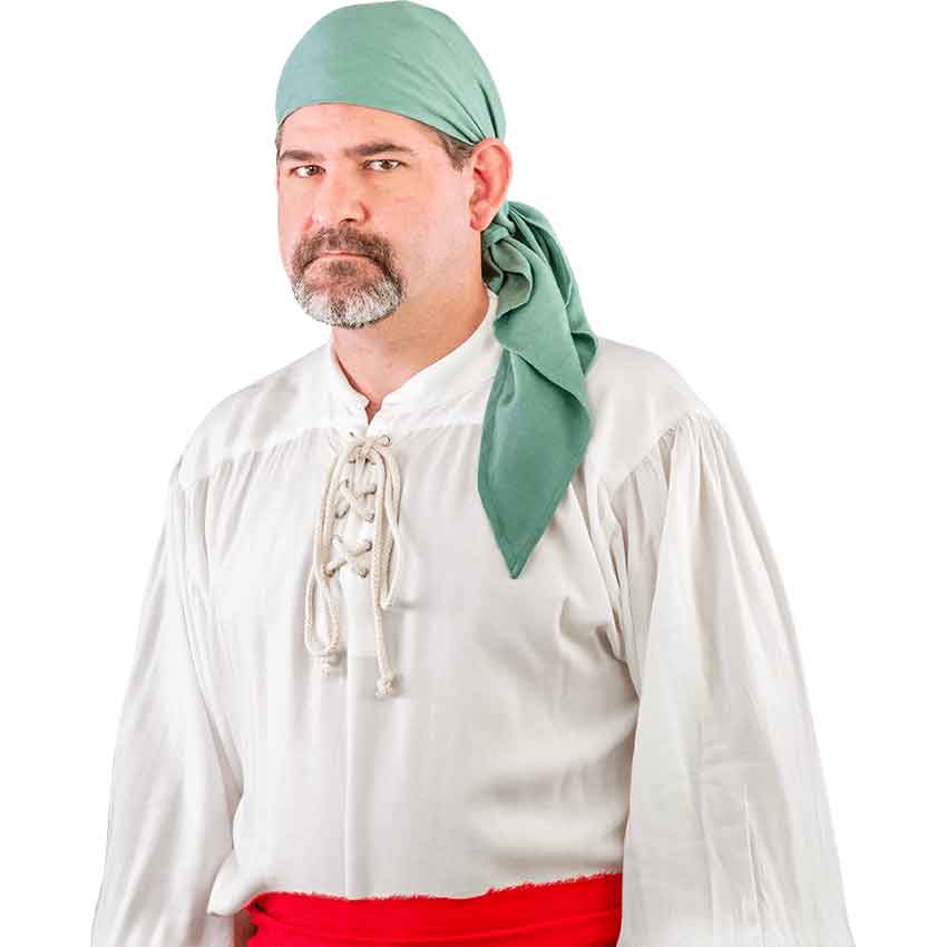 Green Pirate Bandana