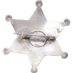 Nickel Western Sheriff Badge