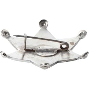 Nickel Western Sheriff Badge