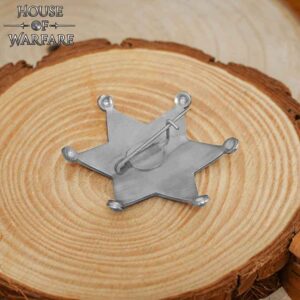 Nickel Western Sheriff Badge