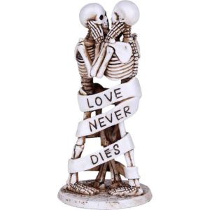 Love Never Dies Skeleton Statue