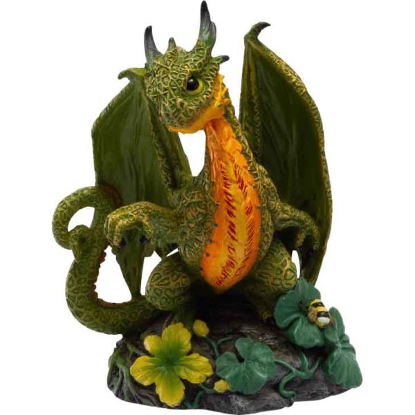 Cantaloupe Dragon Statue