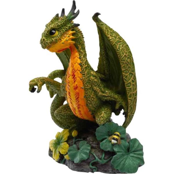 Cantaloupe Dragon Statue