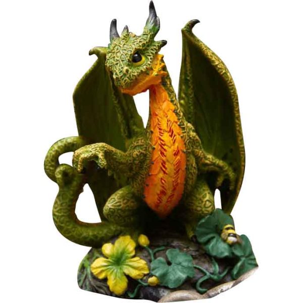 Cantaloupe Dragon Statue