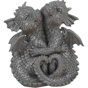 Small Garden Dragon Couple Statue