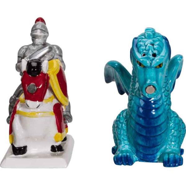 Knight and Dragon Salt and Pepper Set