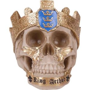 King Arthur Skull Statue