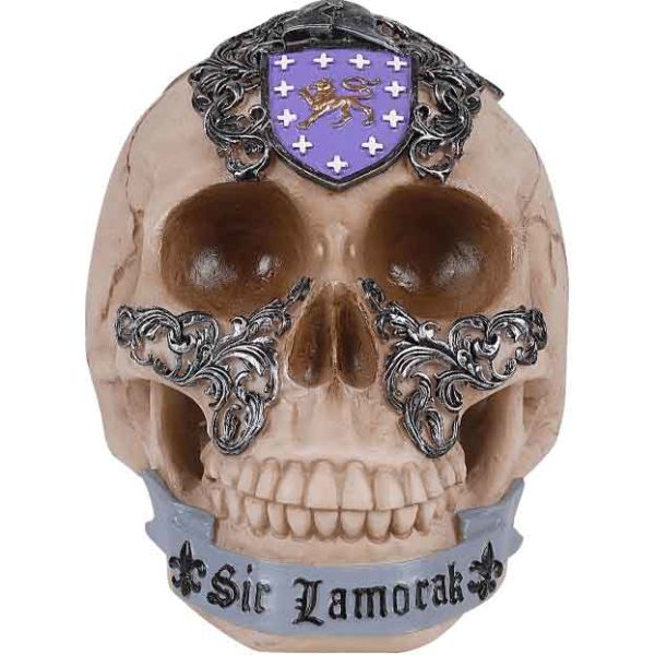 Sir Lamorak Skull Statue