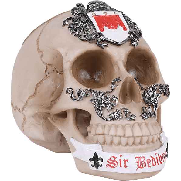 Sir Bedivere Skull Statue