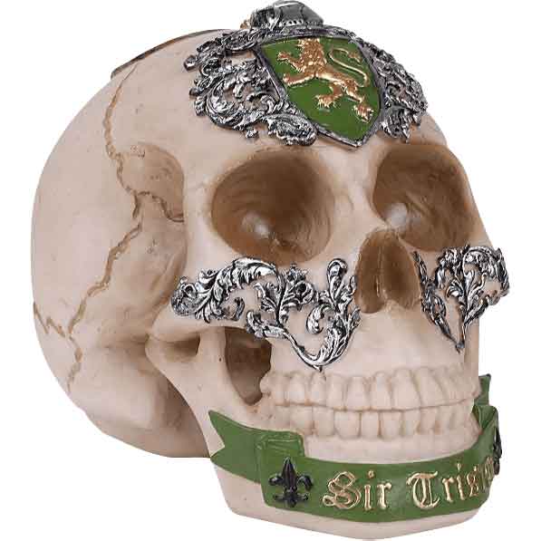 Sir Tristan Skull Statue