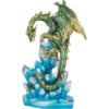 LED Green Ice Dragon Statue