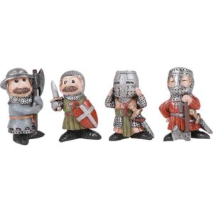 Mini Knight Statue Set of 4